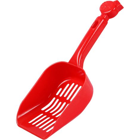 Pelle à litière Depets, pelle à litière à larges lattes, pelle à litière pour granulés de pin, tamis à litière en plastique durable (1/5)