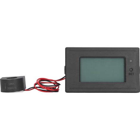 Wechselstrom, Spannung, Stromstärke, Energie, Panel-Messgerät mit LCD-Digitalanzeige, 40 bis 280 V (1/5)
