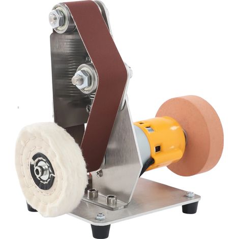 Mini ponceuse à bande, électrique avec fil, 4000-9000 RPM, Argent (1/5)