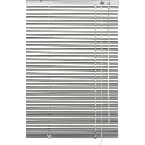 Gardinia 6188 Veneziane di Alluminio 25 mm, 100 cm x 175 cm, Argento (1/5)