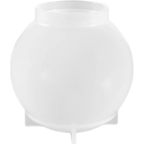 Moule Sphérique en Silicone Sûr Résistant à Déformation pour Résine Époxy pour Ornements DIY et Création de Boules de Cristal Décoratives