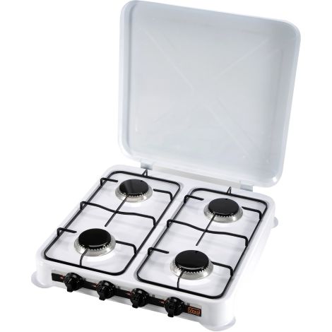 Vinco ART. 76004 FORNELLO A GAS FOUR Quattro fuochi Gpl Campeggio Camper 1,4 kw (1/2)