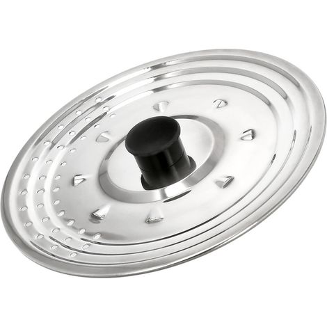 Couvercle polyvalent en acier inoxydable Ø 25 cm.