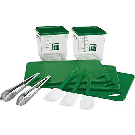 BRB Set de cuisine pratique pour la préparation et le stockage des aliments et des aliments (vert)