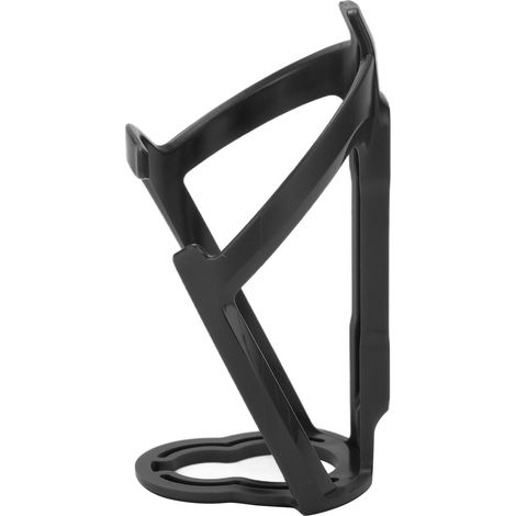 Support bidon vélo noir universel, fixation rapide sur cadre VTT ou route, accessoire cyclisme pratique.