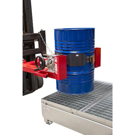 Fimm - Retourneur de fût charge 400 kg métalliques 220 L de Diam 600 mm (1/3)