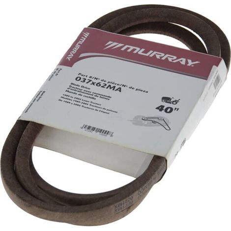 Briggs & Stratton – Courroie pour tondeuse thermique 37 x 62 mm – Longueur 2200 mm – Largeur 12,7 mm – Profil A pour coupe précise - 037X62MA (1/3)