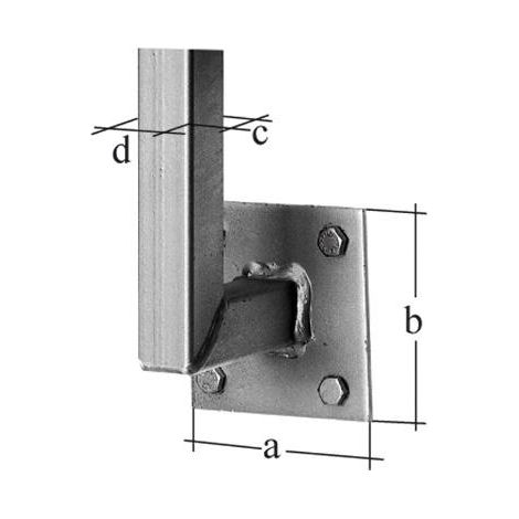 Alberts Geländerpfosten universal mit 70 mm Metallzäune & Drahtzäune