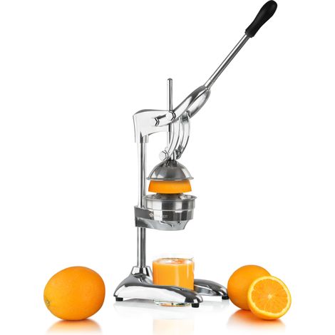Spremifrutta in acciaio inox Mahlzeit CORDOBA, argento, spremiagrumi manuale per arance, limoni, limette