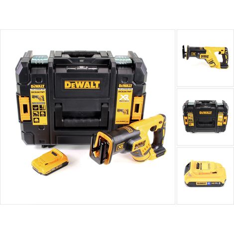DeWalt DCS 367 D1 Sega universale a batteria 18V brushless in valigetta TSTAK + 1x Batteria 2,0 Ah - senza caricabatterie (1/5)