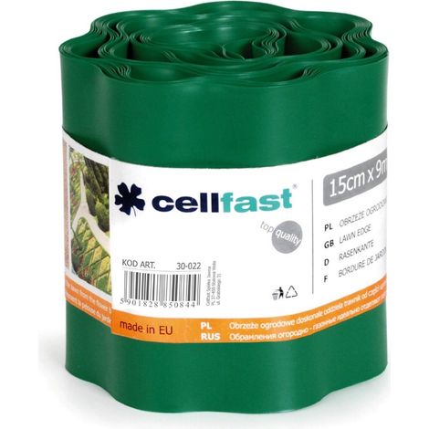 Garteneinfassung 10 cm 9 m dunkelgrün CellFast (1/2)