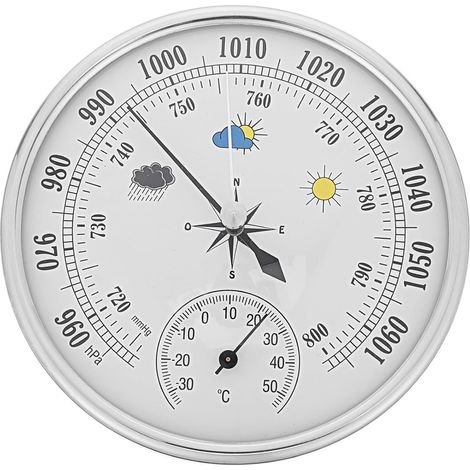 Barometrisches Thermometer Optisches Luftdruck und