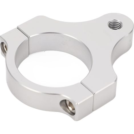 Amortisseur de direction moto 50mm, support de fixation fourche cadre, réduction vibrations, support léger pour guidon, kit de montage. (1/5)