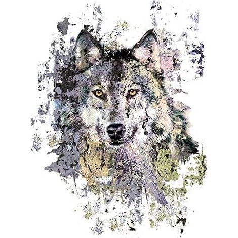 Iron-On Textile Transfers DIN A4 Watermark without Background Ideal for T-shirts and Bags Iron Pictures Quickly and Easily (1/2)
