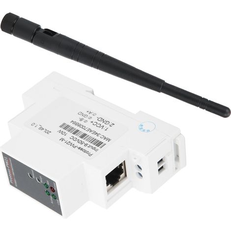 Serveur série Ethernet RS485 vers WLAN pour systèmes eCos avec antenne 9–50 V CC PW21-M (1/5)