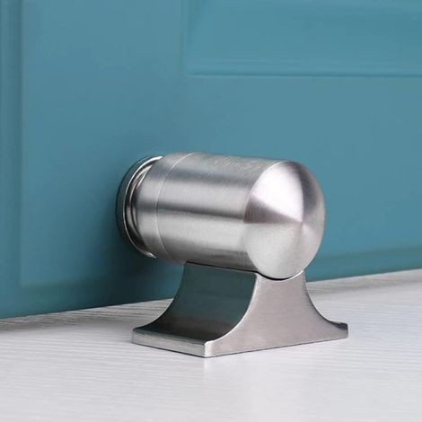 Leistungsstarker magnetischer Türstopper, Edelstahl 304, Mini-Türstopper, Möbeltürbeschlag