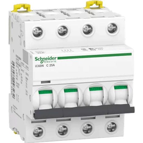 Automatico Magnetotermico SCHNEIDER A9F79425 III+N 25 Amps. Curva C