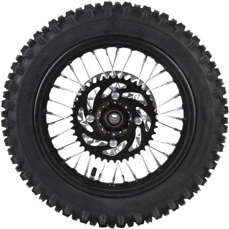Ensemble jante arrière 12 pouces pneu Apollo dirt bike – 80/100-12 3.00-12 disque frein pignon, roue (1/5)