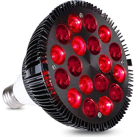 Lampe de luminothérapie rouge 54W, LED 660nm et infrarouge proche 850nm, lampe à LED rouge pour soin corporel. (1/5)