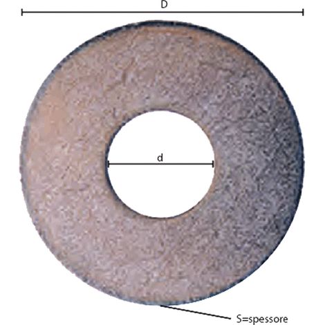 RONDELLA GREMBIALINA M 5 - 1,5 x 20 x  5,5 mm - 20 centinaio - SIPA