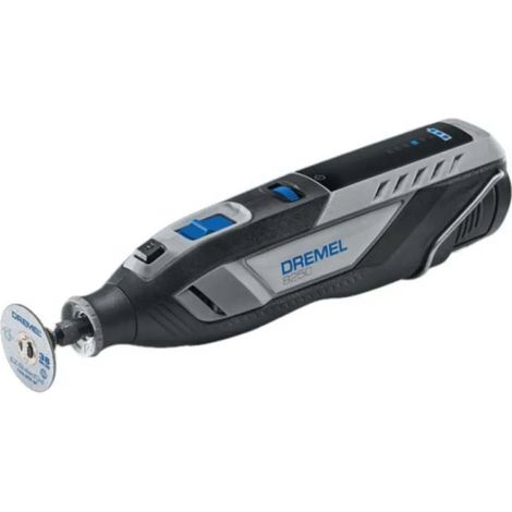 Dremel 8150 Herramienta Rotativa sin cable 12V sin escobillas Velocidad Variable 5.000-30.000 RPM kit con bolsa, 5 accesorios, Batería 2.0Ah+Cargador para amolar, taladrar, fresar, grabar, reparar/DIY (1/3)