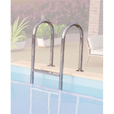 Pool X4 wassergrau inkl. Vlies, Folie blau