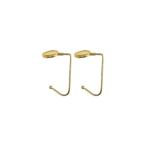 Stück Handtaschenhaken – Gold – Faltbarer Taschenhaken – Taschenhalter für Tisch oder Schreibtisch – Zum Aufhängen von Handtaschen und kleinen Gegenständen - Crezuo (1/4)