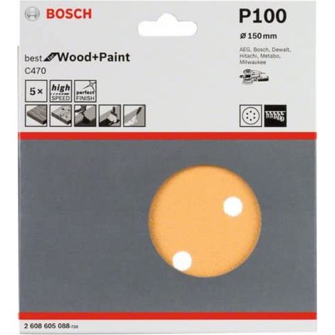 Bosch 2 608 605 088 accessorio per levigatrici 5 pezzo(i) (1/4)
