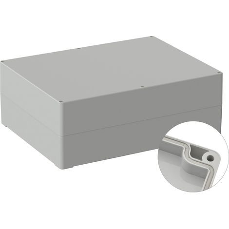 TRU COMPONENTS  TC-9065728 Industrie-Gehäuse 300 x 230 x 110  ABS  Lichtgrau (RAL 7035) 1 St. (1/2)
