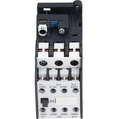 Contacteur de circuit domestique à montage sur rail, 220 V, 50/60 Hz, 16 A, 2 NO, 2 NF, 3TF42 (1/5)