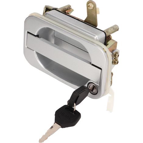 Serrure coffre camping-car alliage aluminium anti-rouille universelle poignée clé pour bateau remorque maison caisse outils (1/5)