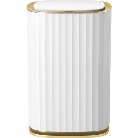 Poubelle Intelligente Étanche avec Capteur pour Cuisine et Salle de Bain, Grande Capacité pour Bureau et Chambre
