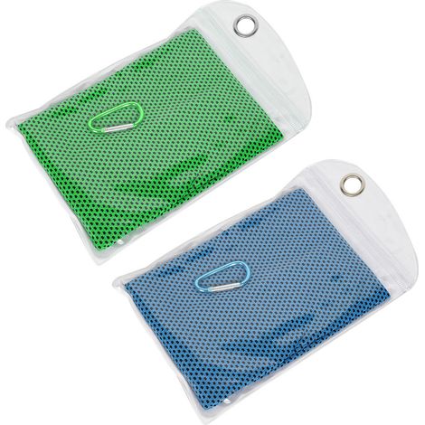 Towel Rafraichissant - 30 x 100 cm - Polyester - Pour Gym Yoga Course Camping - 2 Pièces (1/5)
