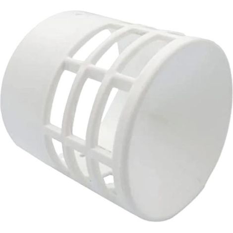 Griglia di protezione Ø80 per terminale fumi a condensazione in pp bianco flue pabgs 01 d80