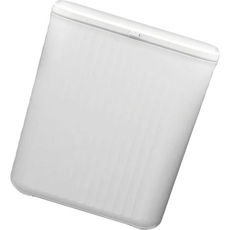Hängender Abfalleimer mit Rolldeckel, 9 l, Weiß – Küchenabfalleimer für Spüle, Badezimmer und Schränke (1/5)