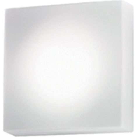 Caorle parete/soffitto 250x250x88mm. 2xe27 28w hs-ip20- bianco opaco (1/2)