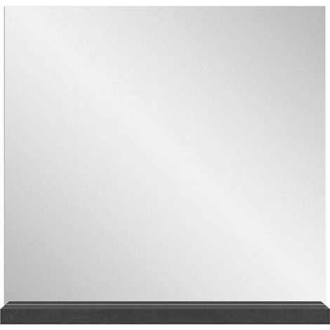 Shoelove miroir 1 tablette 60x59cm blanc,gris.