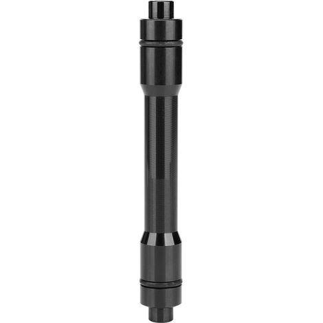 Adaptateur de moyeu d'axe traversant de vélo de 15 mm vers brochette à dégagement rapide de 9 mm pour roue avant de 100 mm (noir) (1/5)