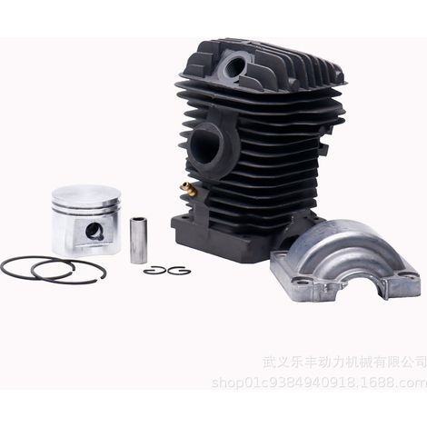 Ensemble piston-cylindre 38mm et 37mm pour STIHL MS170 MS180 MS171 MS181 MS181C 170 180 171 181, pièces détachées tronçonneuse (Taille : 38MM) (1/4)