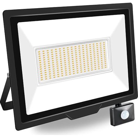 1 x 200W LED Outdoor Floodlight with Motion Sensor (1/5)