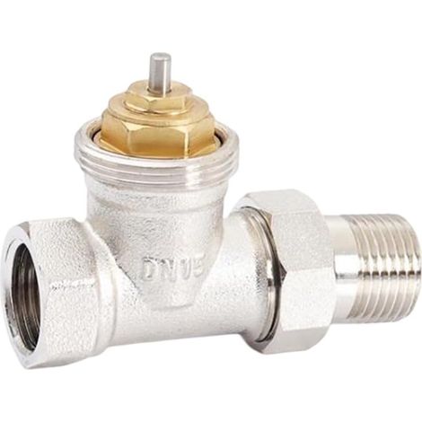 Vanne de régulation thermostatique, valve de régulation thermostatique en laiton, filetage de tête de valve M30 x 1,5 mm, DN15/DN20/DN25(DN15) (1/5)