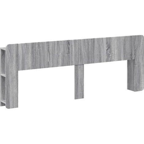 Maison Exclusive - Kopfteil Schrank mit Speicher Graues Sonoma Ho