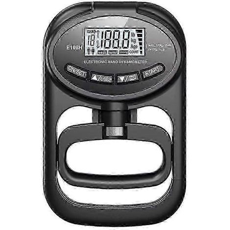 Dynamomètre numérique manuel pour prise en main, appareil de musculation 265 lbs, rechargeable, Te-Good (1/5)