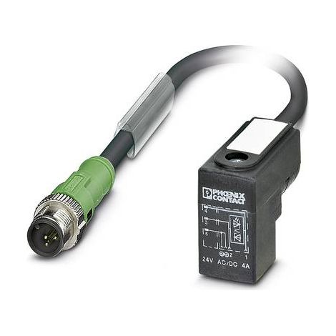 Connecteur confectionné pour capteurs/actionneurs 30.00 cm Phoenix Contact SAC-3P-MS/ 0,3-PUR/CI-1L- (1/2)