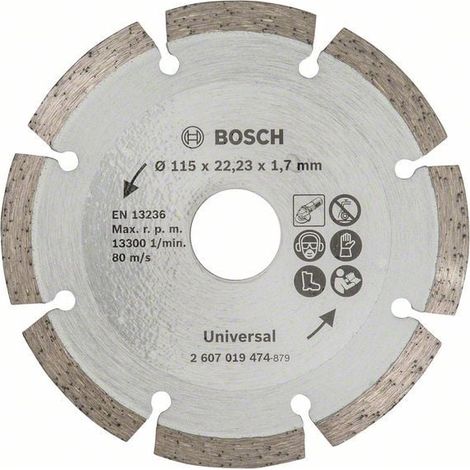 Disque diamant matériaux de construction Ø115mm Bosch 2607019474 C90846 (1/5)