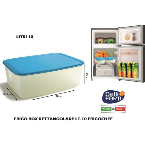Contenitore Ermetici Frigo' Frigobox Rettangolare 10 Litri Belli&Forti