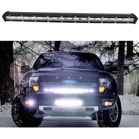 12-24V 54W 19-Zoll LED-Arbeitsscheinwerferleiste für Geländewagen, Jeeps, ATVs, UTVs und Boote (1/5)