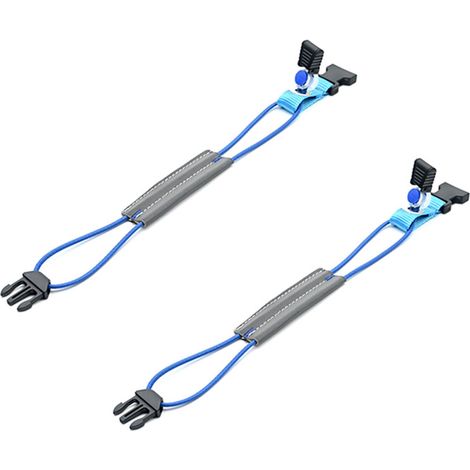 2 Pcs Serre Pantalon Velo Pinces à Pantalon Vélo Réglable Brassard Reflechissant Élastiques Bande Réfléchissante Vélo à Pinces pour Jogging (1/5)