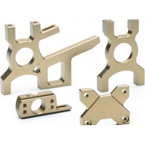 Machined Aluminum Motor & Diff Mount Set