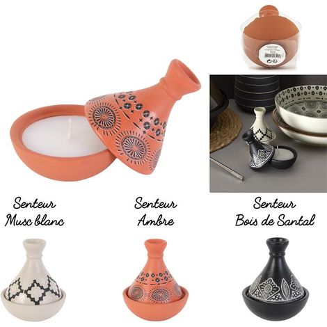 Bougie Parfumee Tajine Ceramique H10cm 4 4